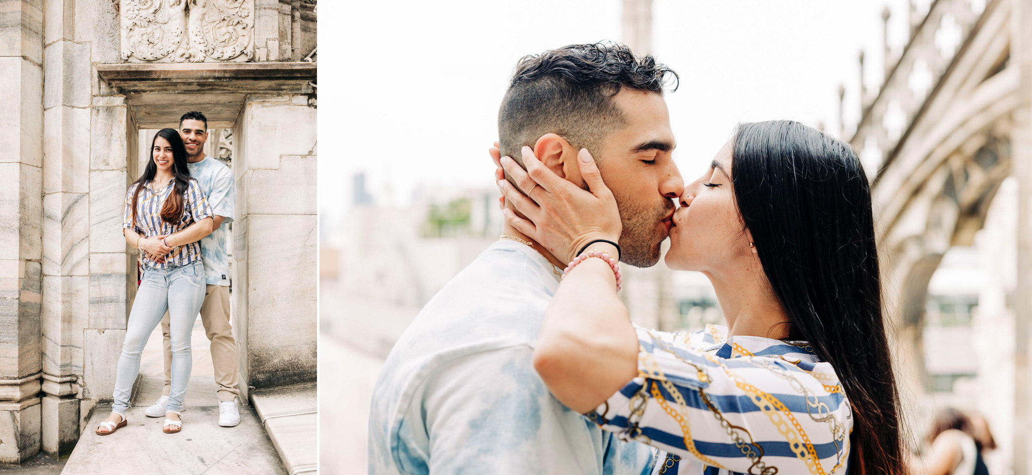 Servizio fotografico di una proposta di matrimonio a Milano