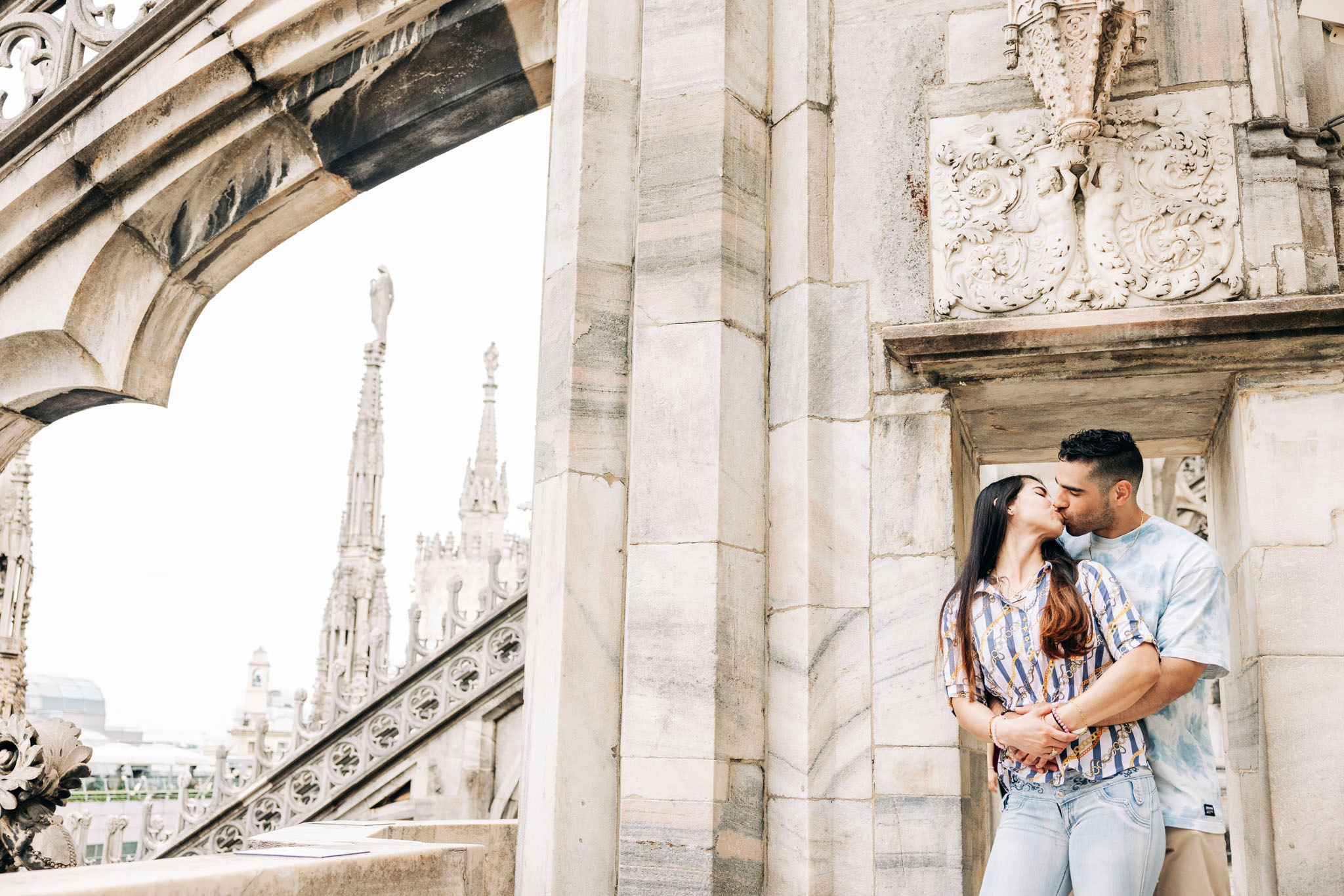 Servizio fotografico di una proposta di matrimonio a Milano