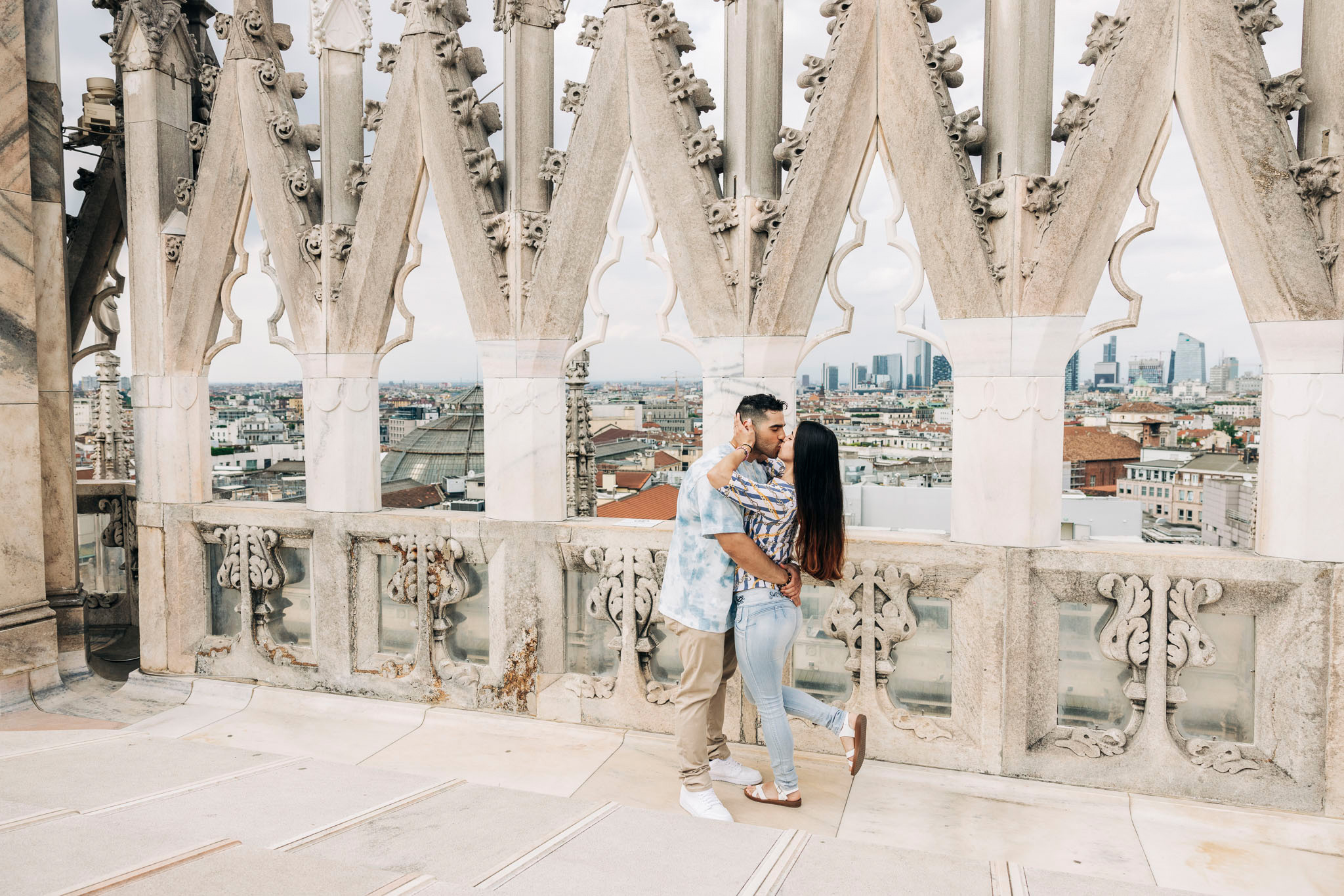 Servizio fotografico di una proposta di matrimonio a Milano
