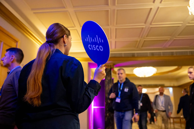 event business photography Cisco evento aziendale networking roadshow Westin Palace Milano