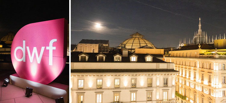 event business photography Evento DWF terrazza galleria Milano ristorante HORTO
