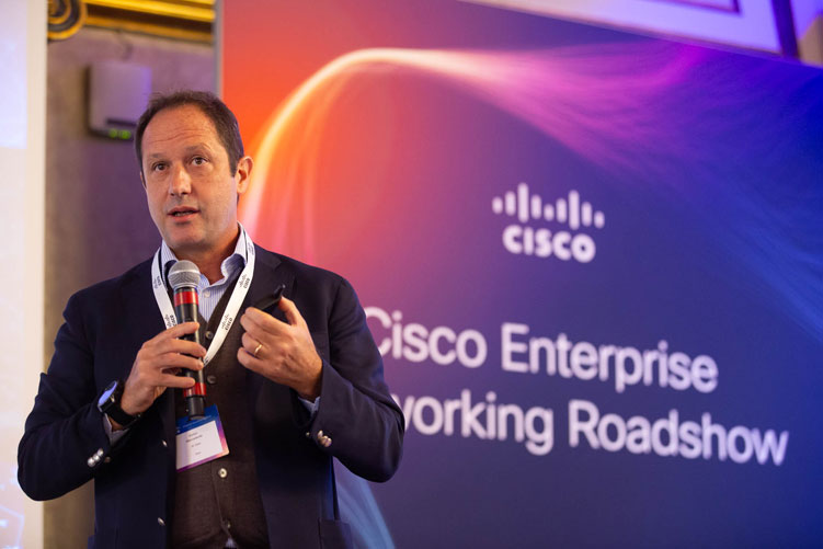 event business photography Cisco evento aziendale networking roadshow Westin Palace Milano