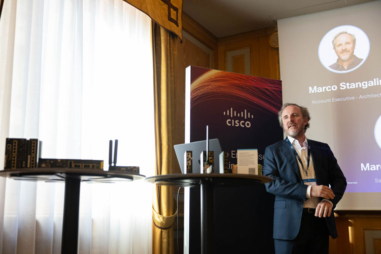 event business photography Cisco evento aziendale networking roadshow Westin Palace Milano