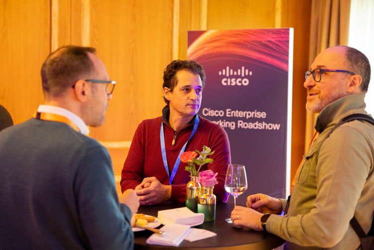event business photography Cisco evento aziendale networking roadshow Westin Palace Milano
