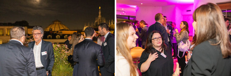event business photography Evento DWF terrazza galleria Milano ristorante HORTO
