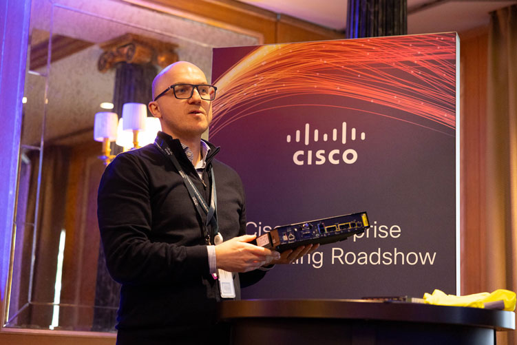 event business photography Cisco evento aziendale networking roadshow Westin Palace Milano