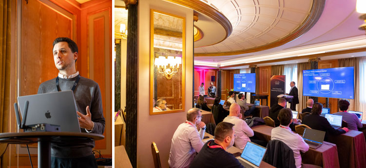 event business photography Cisco evento aziendale networking roadshow Westin Palace Milano